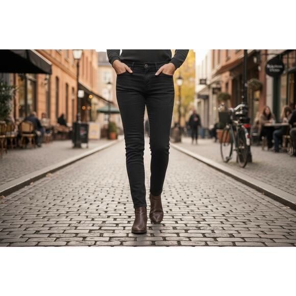 Calvin Klein Jeans 8 Gray Corduroy Straight Leg Mid Rise Retro Revival Classic - Picture 1 of 8